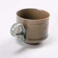 Elegant Celadon Ceramic Mug – Handcrafted Traditional Design for Decoration, Display & Collection (Ø7.2cm x H6.6cm)